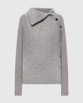 Max Mara Sportmax Серый джемпер BOA из шерсти SPXBOA