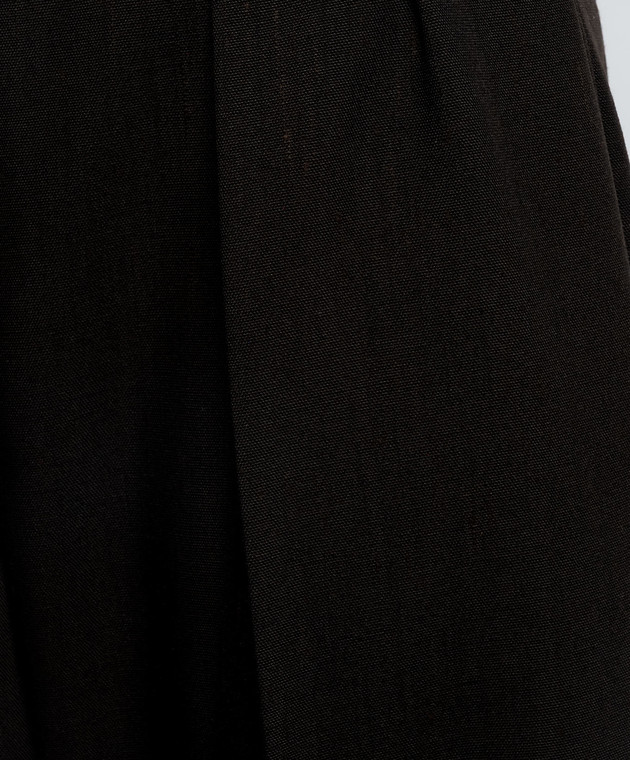Magda Butrym Коричневі штани з вовною PANTS02151926 зображення 5