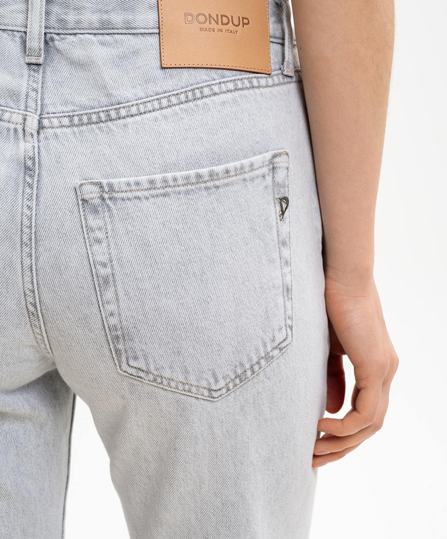 Dondup Сірі джинси з патчем логотипа DP776DF0277DMB1 зображення 5