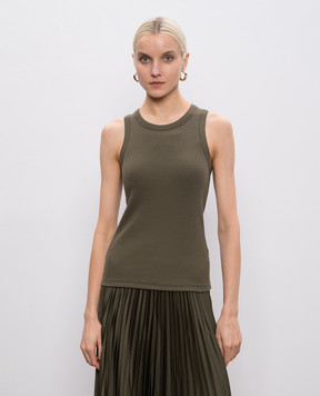 JOSEPH Топ Yeux кольору хакі в рубчик JF009683