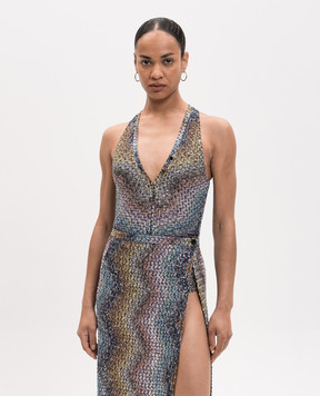 Missoni Купальник в узор с люрексом и пайетками MS26SP13BC0065