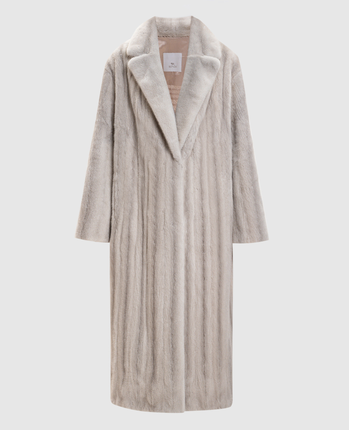 

Бежевая шуба из меха норки, Бежевый, Шубы