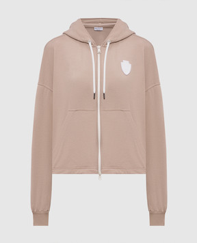 Brunello Cucinelli Бежевая спортивная куртка MG927VT406