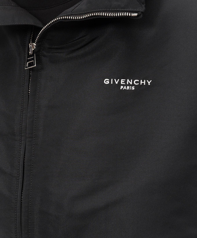 Givenchy Черная ветровка с принтом BM01JA1YMG изображение 5