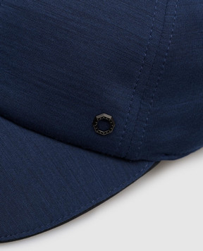 Stefano Ricci Дитяча синя кепка з вовни YCV61TX08EMA0033