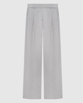 Twinset Серые меланжевые штаны 261AP2145