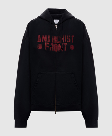 Чорна спортивна куртка Anarchist Front