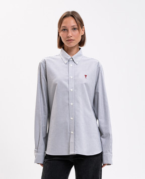 Ami Paris Рубашка в полоску BFUSH063CO0087