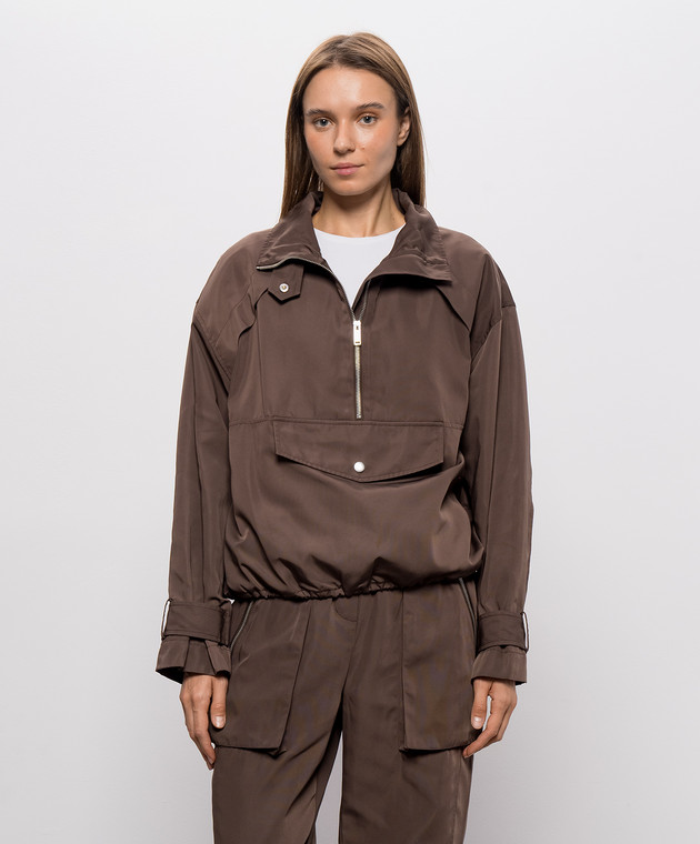 3.1 Phillip Lim Коричневый анорак F26160955HON изображение 3