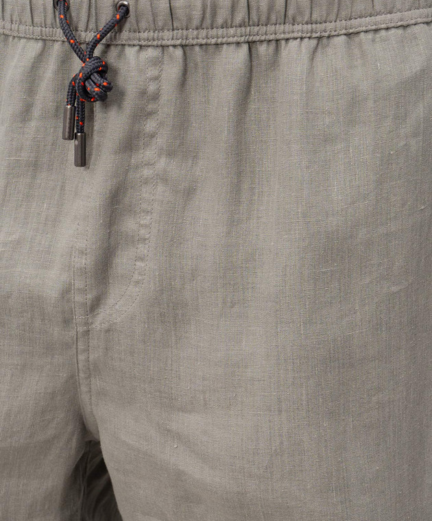 Sease Зеленые шорты для плавания с коноплями PB059TN359 изображение 5