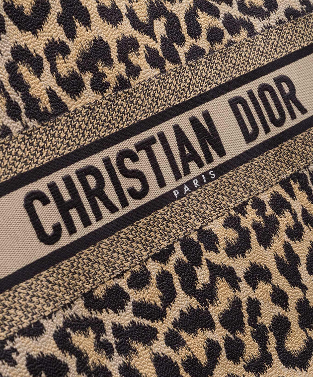 Christian Dior Сумка-тоут Book в леопардовый узор M1286ZRHM изображение 5