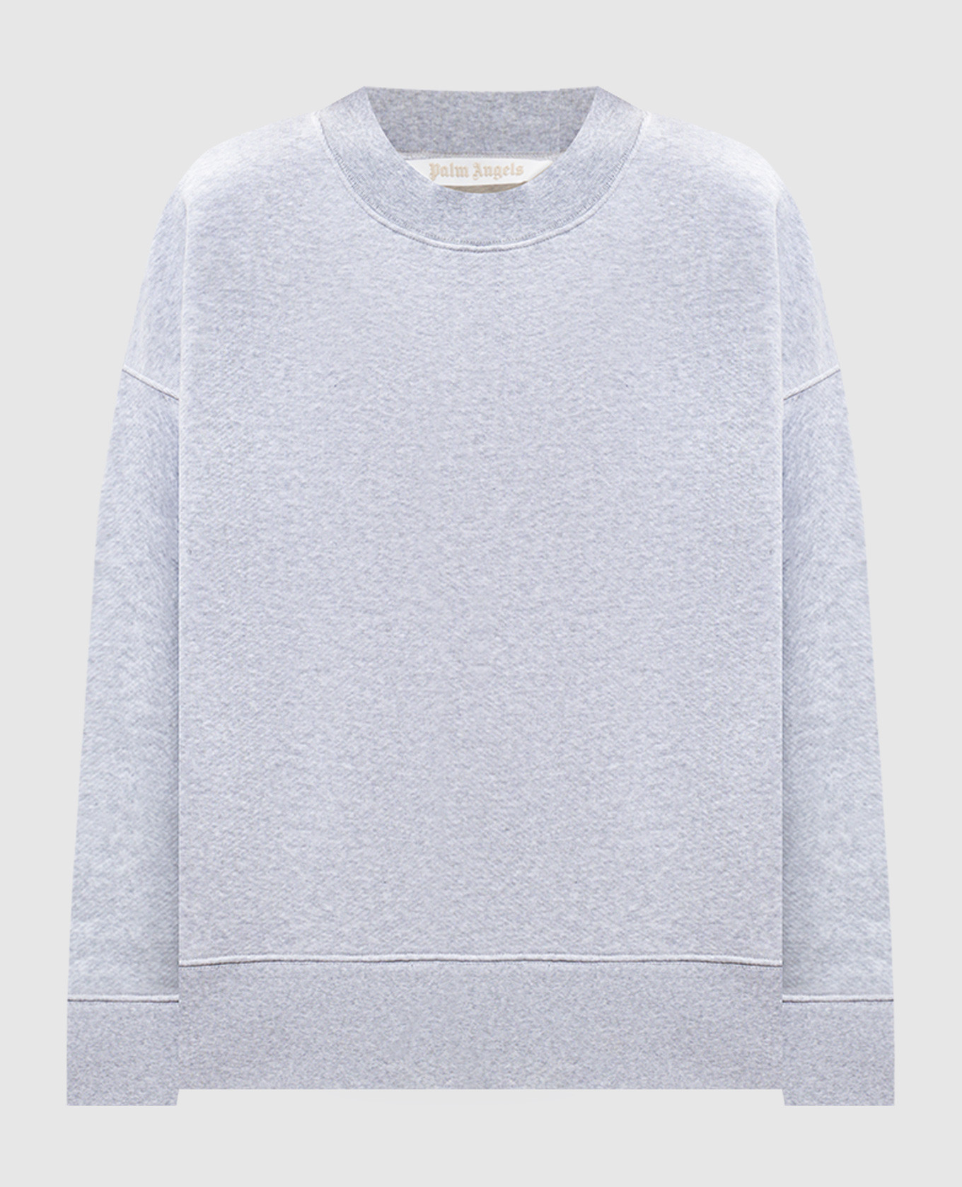 

Серый утепленный свитшот с принтом логотипа, Свитшоты