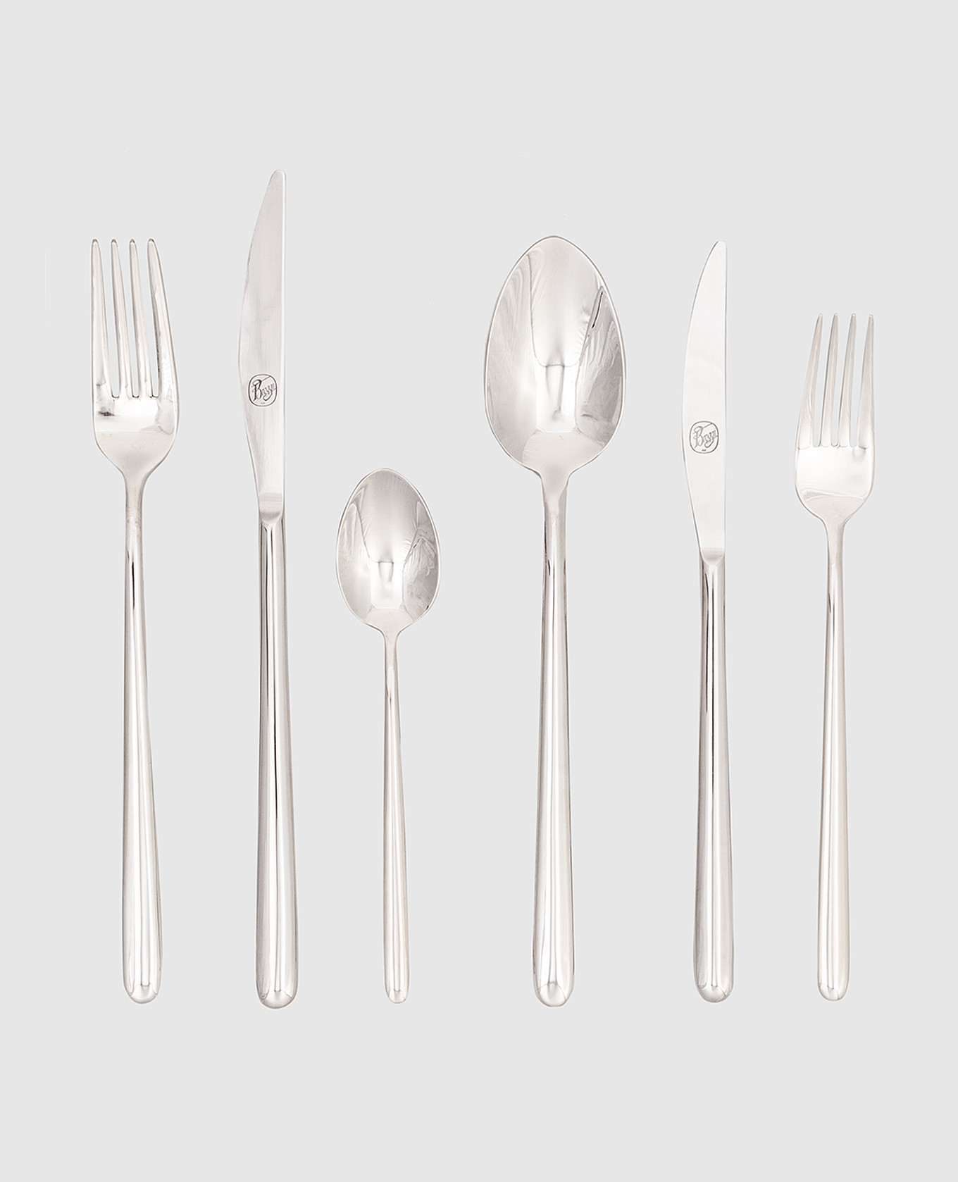 

Набор столовых приборов Stiletto 75 пр, Серебристый, Столовые приборы