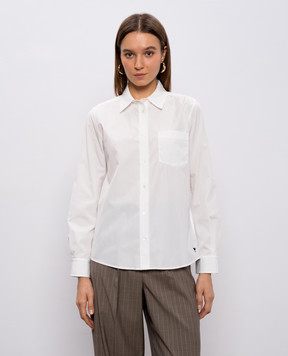 Max Mara Weekend Белая рубашка WKDBAHAMAS с эмблемой WKDBAHAMAS