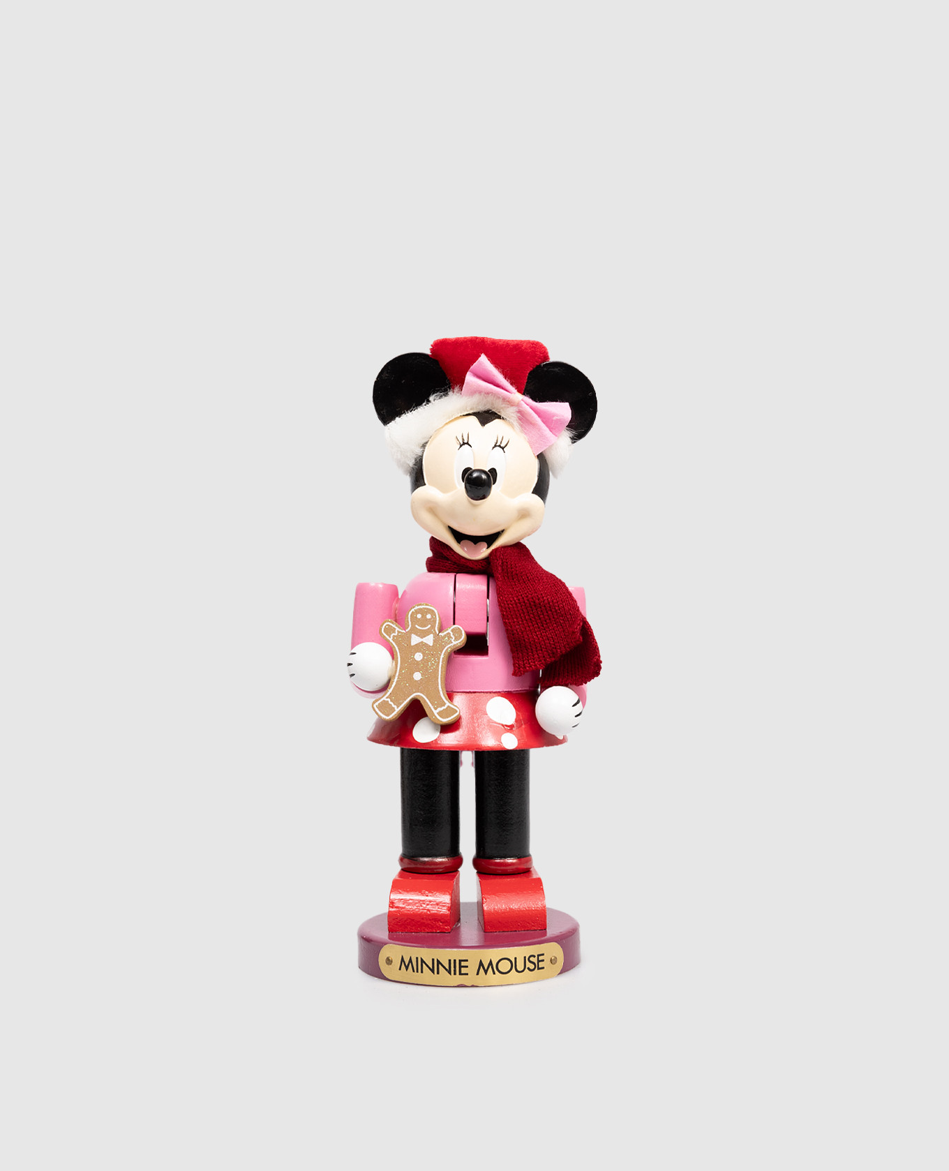 

Розовая статуэтка Minnie Mouse-Nutcracker, Розовый, Декор