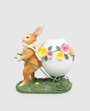 Palais Royal Декоративна великодня ваза Кролик з візком 38488