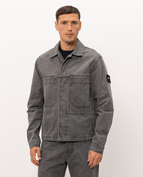 Stone Island Сіра джинсова куртка L2S144100006S0J35