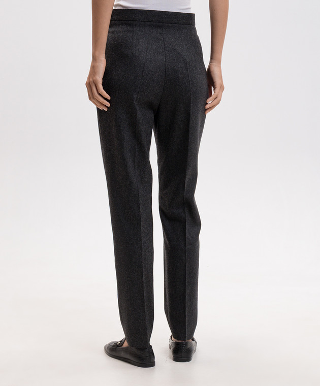 Jil Sander Серые брюки из шерсти J02KA0392J40333 изображение 4