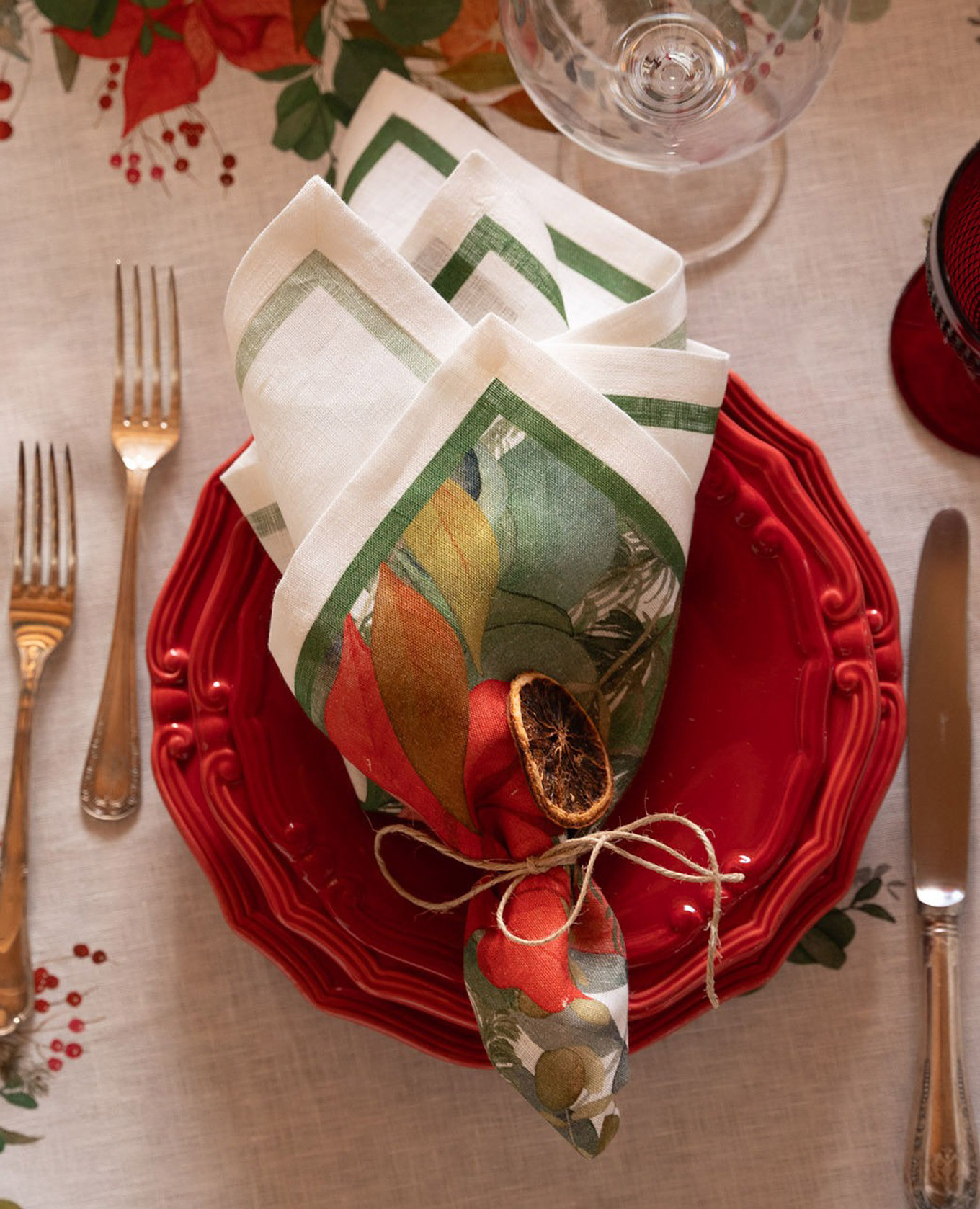 

Набор белых сервировочных салфеток GARLAND GLEE из льна, Белый, Салфетки