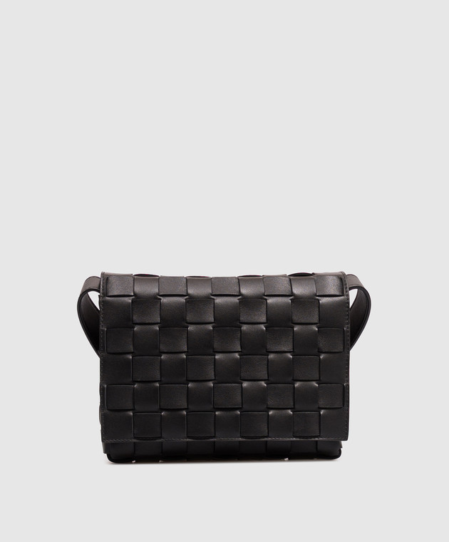 Bottega Veneta Черная кожаная сумка Orto 876364V6SO0