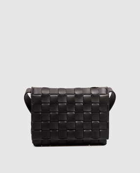 Bottega Veneta Черная кожаная сумка Orto 876364V6SO0