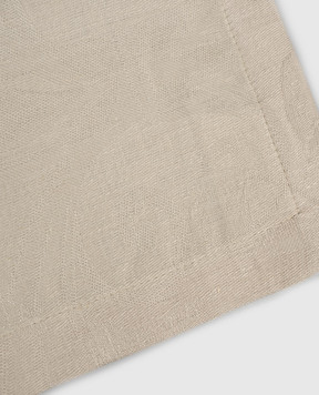 Le Jacquard Fraincais Бежева серветка Tivoli з льону 28108
