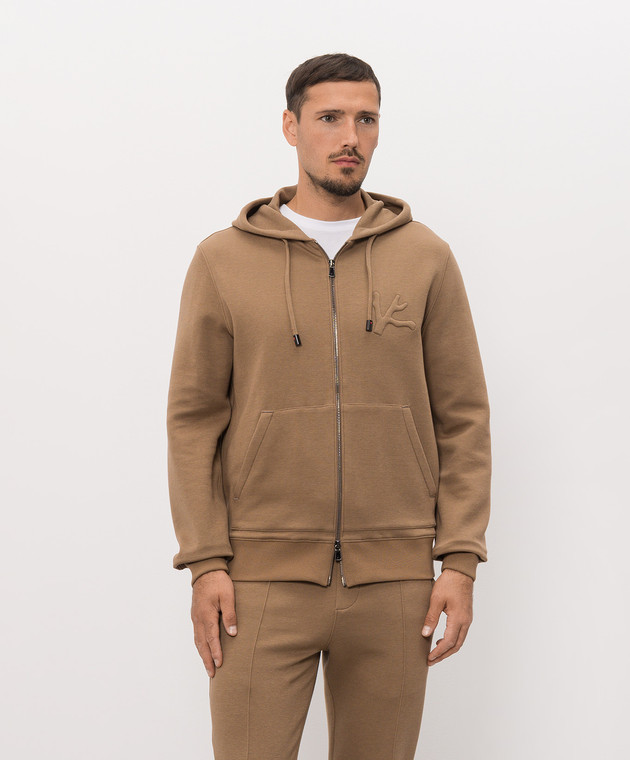 ISAIA Бежевая спортивная куртка MFHE28J0411 изображение 3