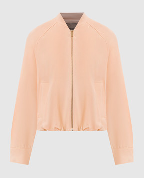 Twinset Оранжевый бомбер с логотипом 261TP2222