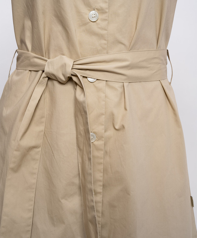 Woolrich Бежевое платье-рубашка CFWWDR2022FRUT3944 изображение 4