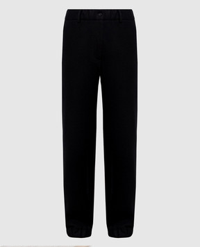 Enrico Mandelli Черные штаны Gymo из кашемира MYGYMO5428