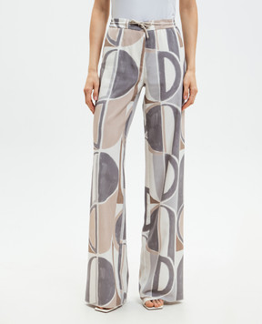 Marco Pescarolo Брюки из шелка Fency FENCYD5390