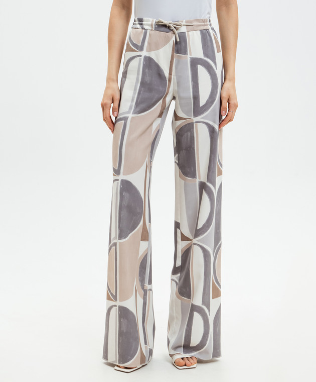 Marco Pescarolo Брюки из шелка Fency FENCYD5390 изображение 3