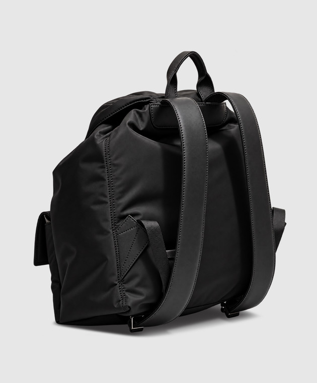 Ami Paris Черный рюкзак Marcel ULL757AW0001 изображение 3