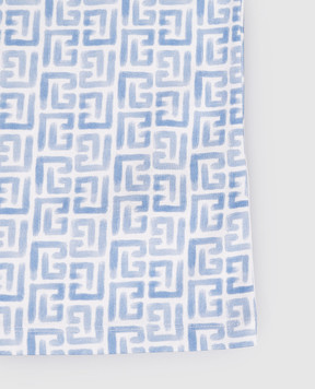 Balmain Дитяча футболка з принтом BY8R01Z37771214