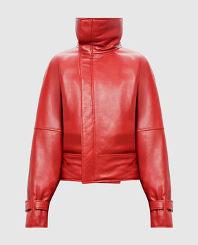 Balenciaga Червона шкіряна куртка A009FDTUS11