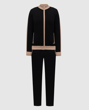 Bertolo Cashmere Чорний спортивний костюм 902347001902902013002