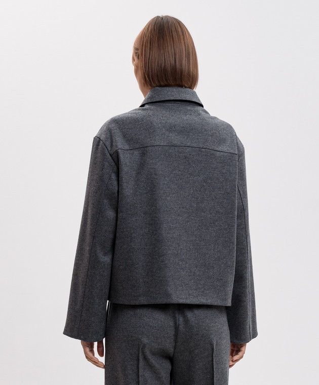 Jil Sander Серая куртка из шерсти J02BN0269J40045 изображение 4