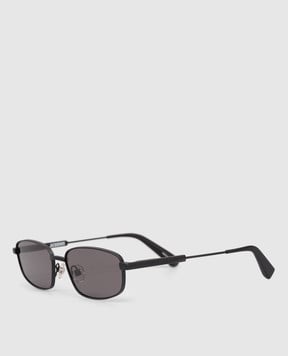 Jacquemus Черные очки с логотипом JAC121C3SUN