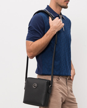 Stefano Ricci Чорна шкіряна сумка з емблемою ND155GTUVD