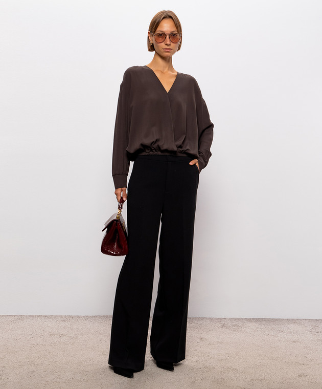 Twinset Коричнева блуза 262TF2053 зображення 2