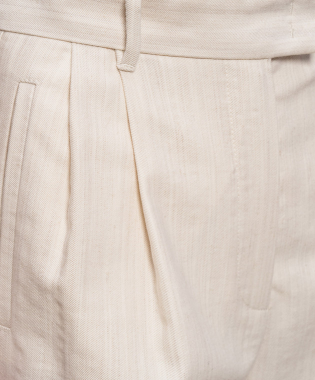 Max & Co Бежевые штаны ADORNO с шерстью MCOADORNO изображение 4