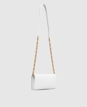 Balmain Белый кожаный клатч Shuffle GN1ON259LMTE