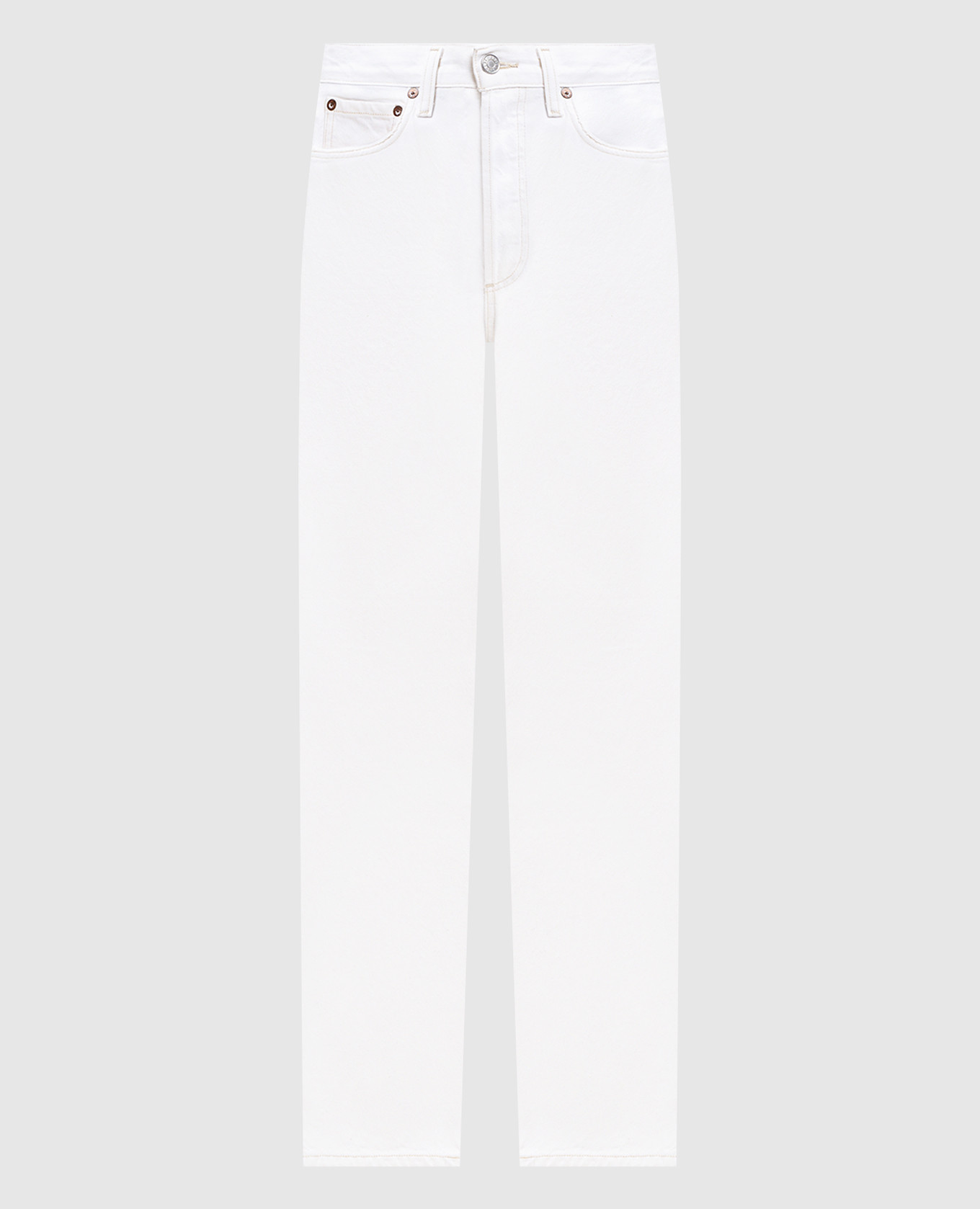 

Белые джинсы Henson, Белый, Прямые джинсы