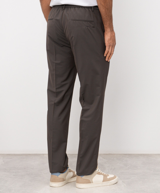 Peserico Коричневые брюки с шерстью R54295D02561 изображение 3