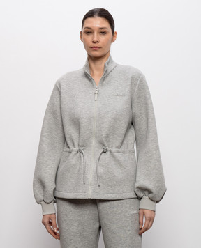 Mackage Серая меланжевая спортивная куртка с фактурным логотипом FINOLAZ