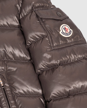 Moncler ENFANT Детский серый пуховик Maya L29541A1252068950