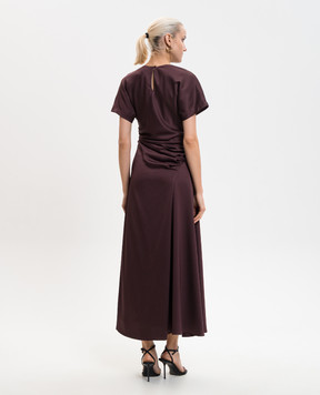 Simkhai Бордова сукня міді Marabella 1261165Q