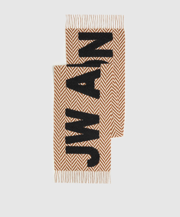 JW Anderson Шарф с шерстью с нашивкой логотипа SA0011FA0501 изображение 3