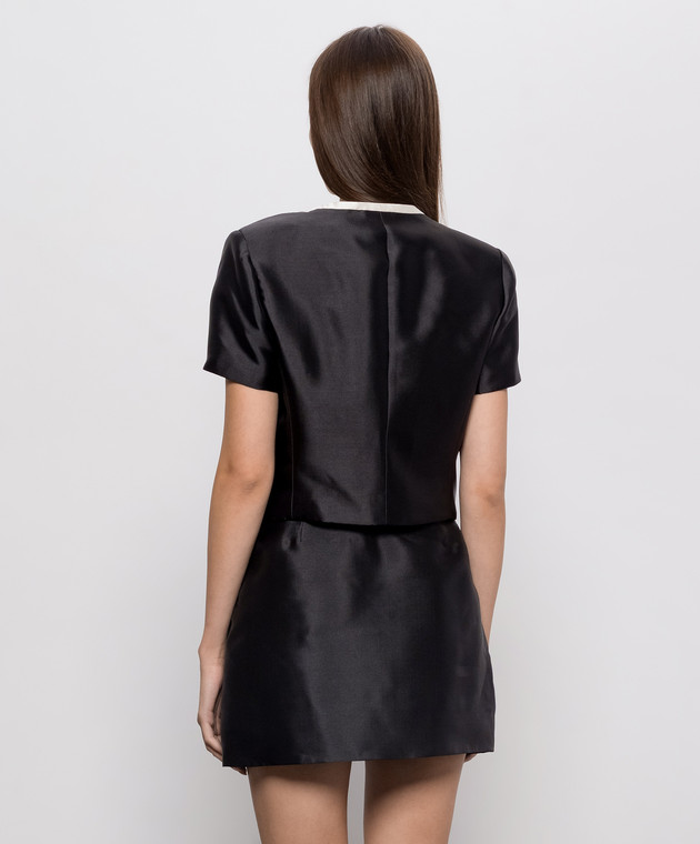 Simkhai Черный жакет Naelle с короткими рукавами 6262147DS изображение 4