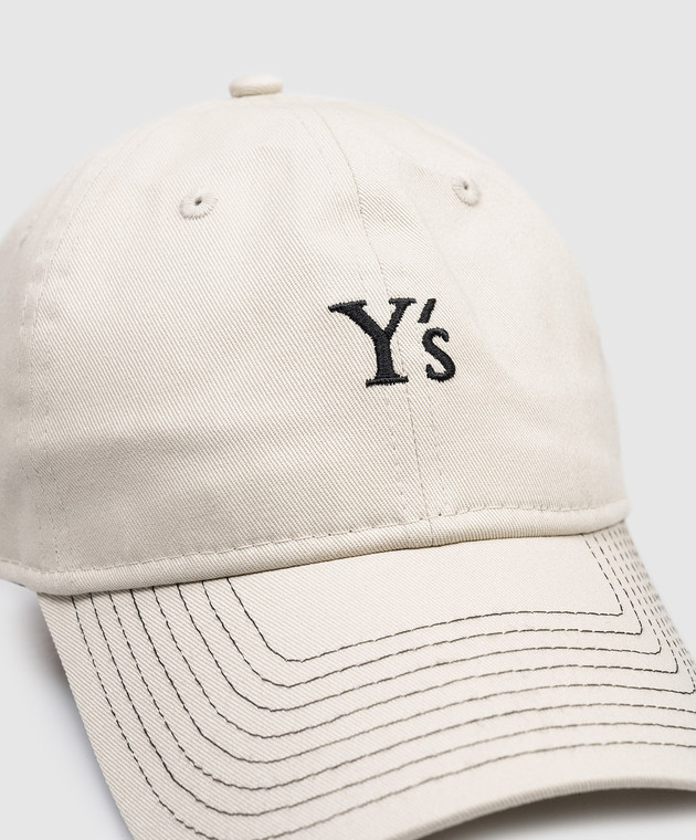 Y`S Yamamoto Бежева кепка 9TWENTY з вишивкою монограми YQH21096 зображення 4